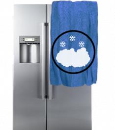 Намерзает снег, лед на стенке – холодильник Candy
